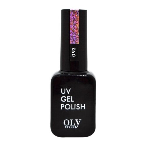 Olystyle гель-лак для ногтей UV Gel Polish, 10 мл, 075 темно