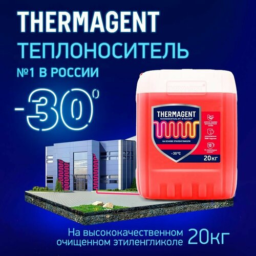   Яндекс Маркет Теплоноситель этиленгликоль Thermagent -30 20 л 20 кг