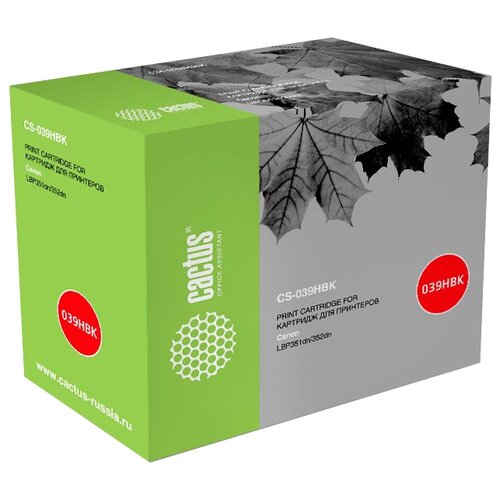 Cartridge toner Cactus CS-039HBK black (25000p.) for Canon L