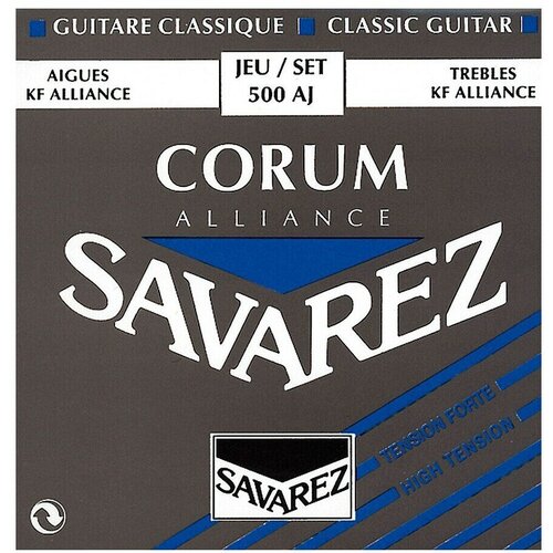 Savarez 500AJ Corum Alliance Blue high tension струны для классической гитары