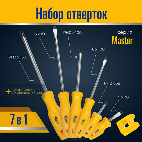 Набор отверток Master 7 в