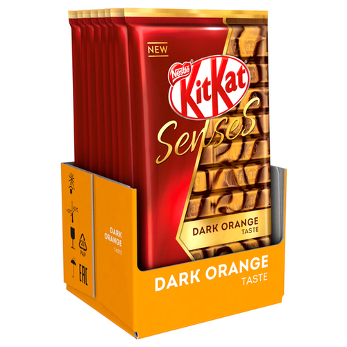 Шоколад KitKat Senses Dark Orange Taste молочный и темный шо