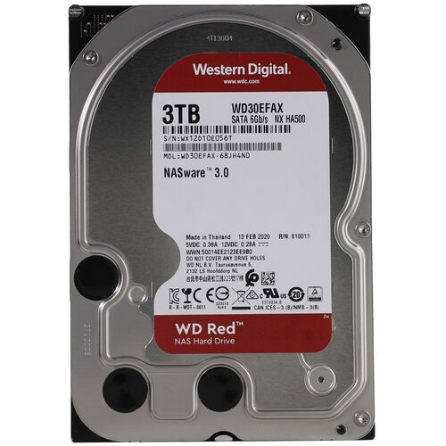 Жесткий диск Western Digital WD Red 3 ТБ