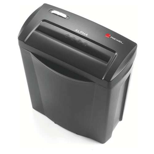 Уничтожитель бумаг Rexel Alpha X черный