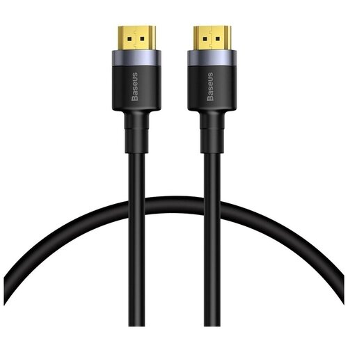 Кабель HDMI BASEUS Cafule, 4KHDMI - 4KHDMI, 1 м, черный