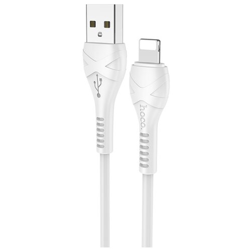 Кабель USB - micro USB 1.2м Hoco U52 Bright - Серебристый