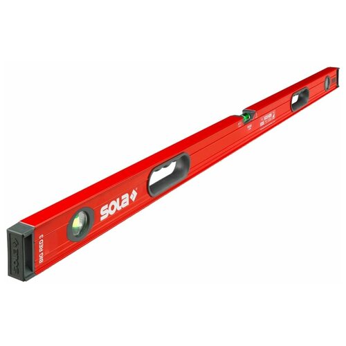 Уровень (L=200 см, 3 глазка) SOLA BIG RED 3 200