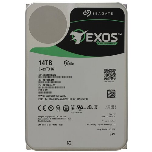 Жесткий диск Seagate Exos X16 14 ТБ