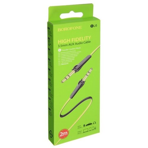 Аудио-кабель BOROFONE BL6, AUX, 2 м,