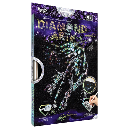 Алмазная мозаика Danko Toys Набор креативного творчества Diamond. Лошадь