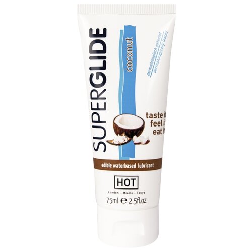 Гель-смазка  HOT Superglide Coconut, 75 г, 75 мл,