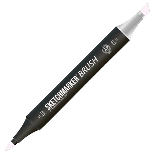 SketchMarker Маркер Brush, R35 silver pink, 2 мм, 2.5 мл