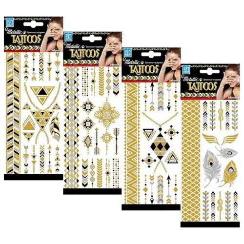 Набор татуировок на тело Room Decor микс 10х21 см