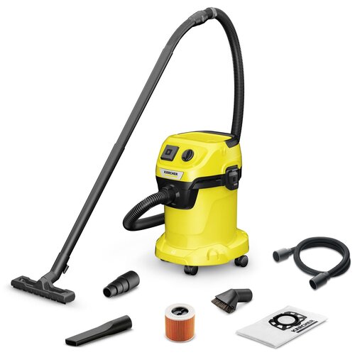  Хозяйственный пылесос KARCHER WD 3 P V-17/4/20 Workshop, 1000 Вт,