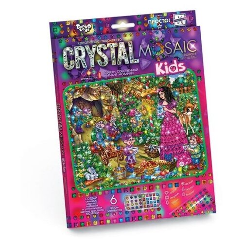 Алмазная мозаика  Яндекс Маркет Danko Toys Набор алмазной вышивки Crystal Mosaic Белоснежка