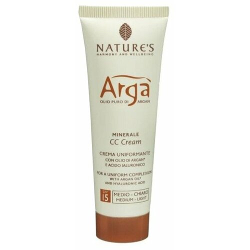 Nature's Arga CC крем Minerale, SPF 15, 50 мл, оттенок: