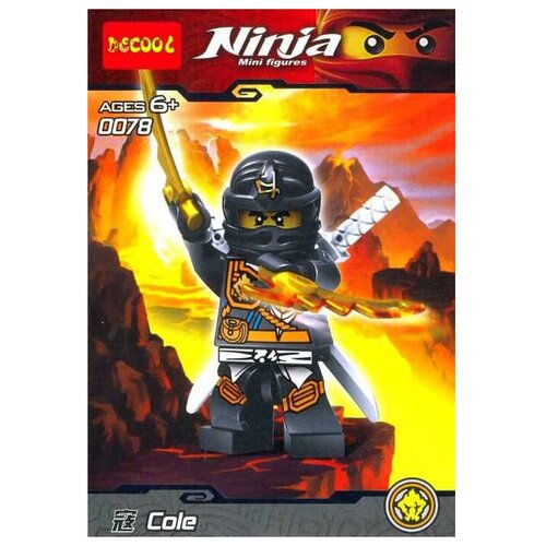 Конструкторский набор DECOOL Ninja. Cole JM12290/0078