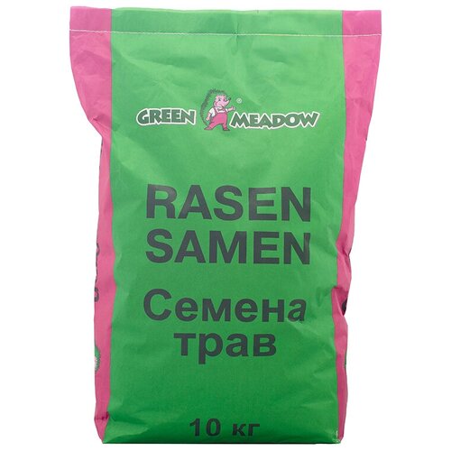 Смесь семян GREEN MEADOW Декоративный газон для глинистых почв, 10