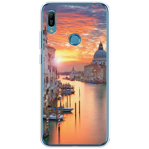 Силиконовый чехол Горы 9 на Huawei Y6 2019 / Хуавей Y6 201