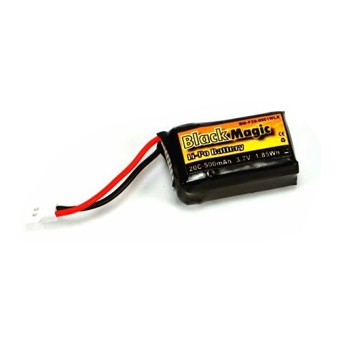 Аккумулятор BLACK MAGIC LiPo 3.7V (1S) 500mAh 20C Soft Case 