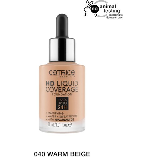 CATRICE Тональная эмульсия HD Liquid Coverage Foundation, 30 мл/130 г, оттенок: