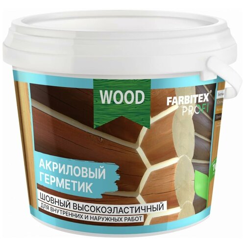 Герметик акриловый шовный высокоэластичный FARBITEX профи WOOD (Артикул: