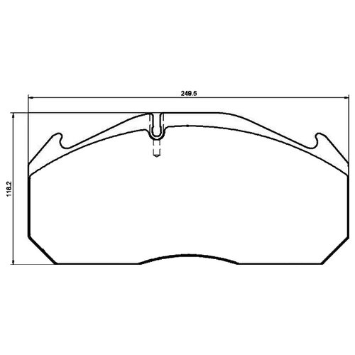 DON CVP013K CVP013K_колодки дисковые 29030 !с р/к \Omn RVI A