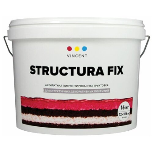 VINCENT STRUCTURA FIX G 2 грунтовка пигментированная для структурных,