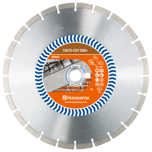 Алмазный диск TACTI-CUT S50+ (МТ15+) 350-25,4 HUSQVARNA 5798