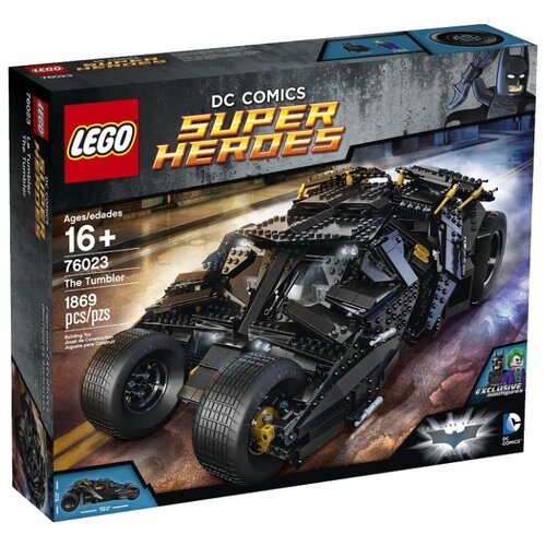 Конструктор LEGO DC Comics Super Heroes 76023 Бэтмобиль «Тумблер», 1869