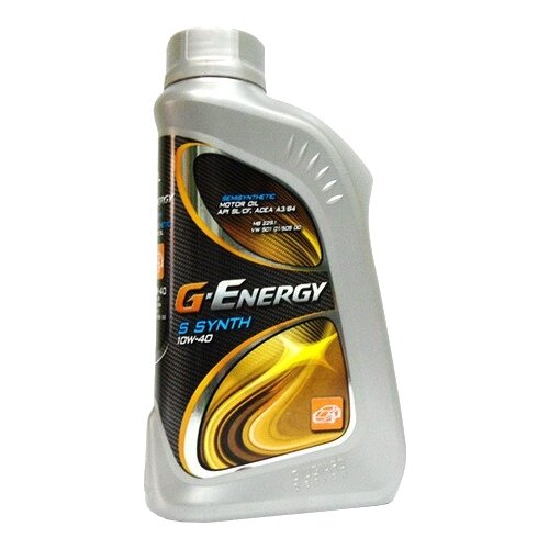 Моторные масла  Беру Полусинтетическое моторное масло G-Energy S Synth 10W-40, 1 л