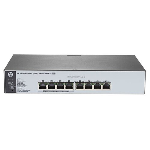 Коммутатор J9982A HP HP 1820-8G-PoE+ (65W) Switch