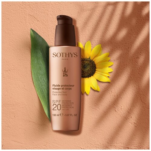 Sothys, Солнцезащитный крем-молочко с SPF20 для лица и тела Protective Fluid