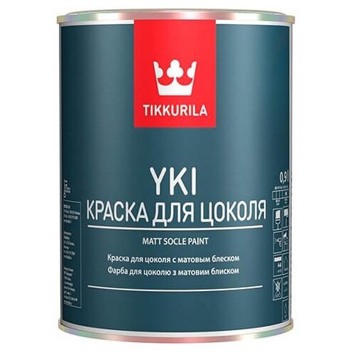 Краска водно-дисперсионная для цоколя Tikkurila Yki белая ос