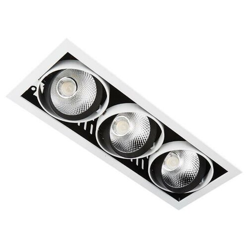 Встраиваемый светильник Ambrella Light T813 BK/CH 3*12W