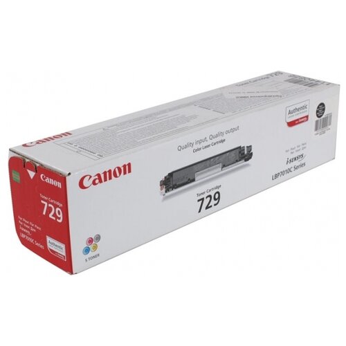 Картридж Canon 729BK (4370B002), 1200 стр,