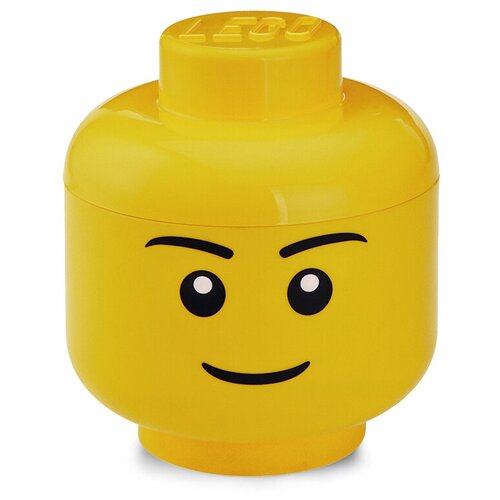 Хранение игрушек Контейнер LEGO Storage Head Large Boy желтый