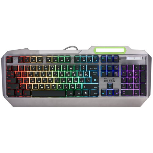 Игровая клавиатура Defender Stainless Steel GK-150DL RU RGB 