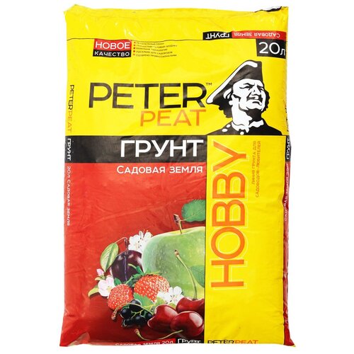 Грунт PETER PEAT Линия Hobby Садовая земля, 20 л, 7.2