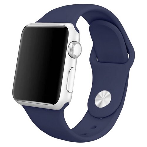 Ремешок Krutoff Silicone для Apple Watch 38/40mm (midnight blue)
