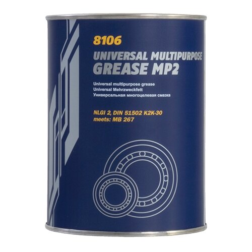  Автомобильная смазка Mannol MP-2 Multipurpose Grease 0.8