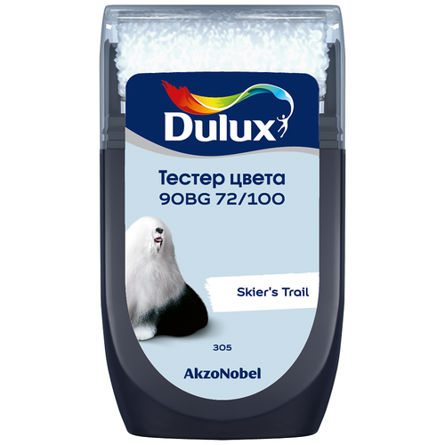 Краска акриловая Dulux Тестер колеровки матовая 90BG 72/100 0.03