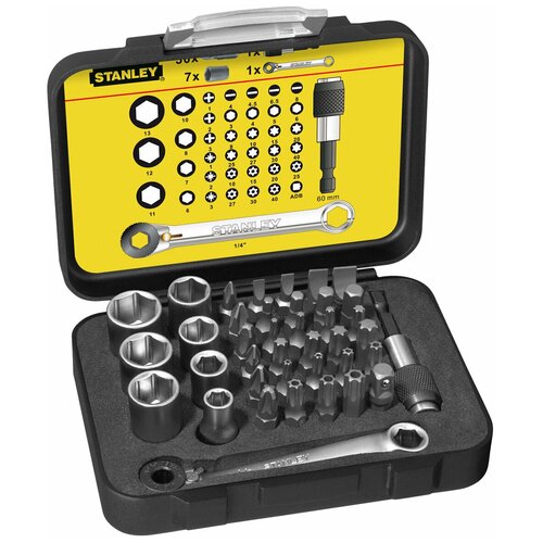 Набор оснастки STANLEY 1-13-907, 39 предм.,