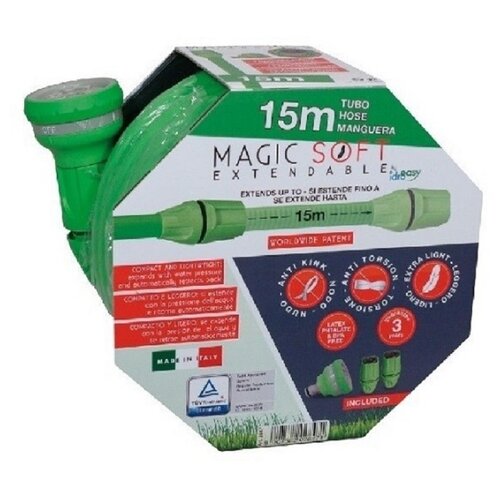 Растягивающийся шланг для полива IDROEASY Magic Soft Smart 5/8 до