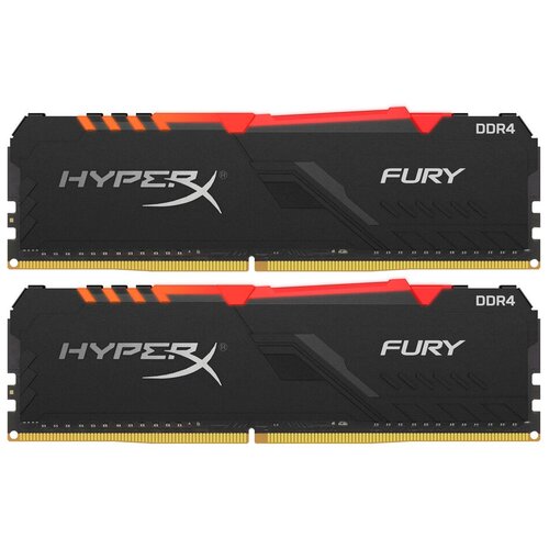 Оперативная память HyperX Fury RGB 32 ГБ (16 ГБ x 2) DDR4 30