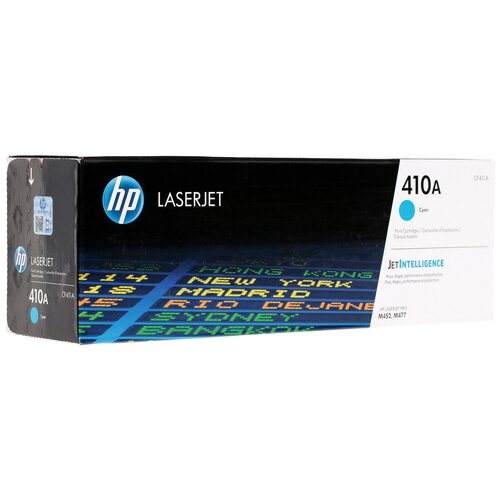 Картридж HP 410A CF411A голубой для HP LJ Pro M452, M477 (23