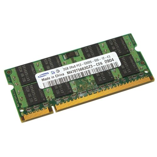 Оперативная память Samsung 2 ГБ DDR2 667 МГц SODIMM CL5