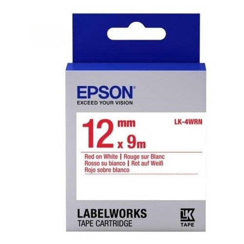 Лента термотрансферная Epson LK-4WRN (C53S654011)