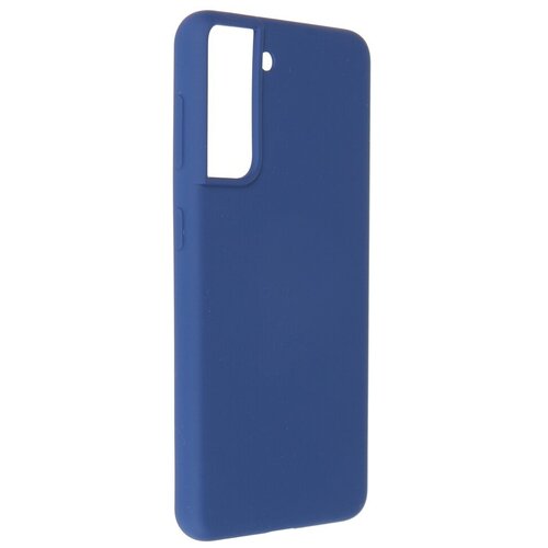 Чехол Pero для Samsung Galaxy S21 Liquid Silicone Blue PCLS-