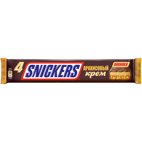 73Г батон сникерс арахисовый К - SNICKERS